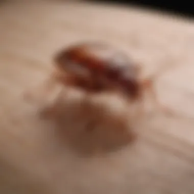 Red, itchy marks on skin from bed bug bites