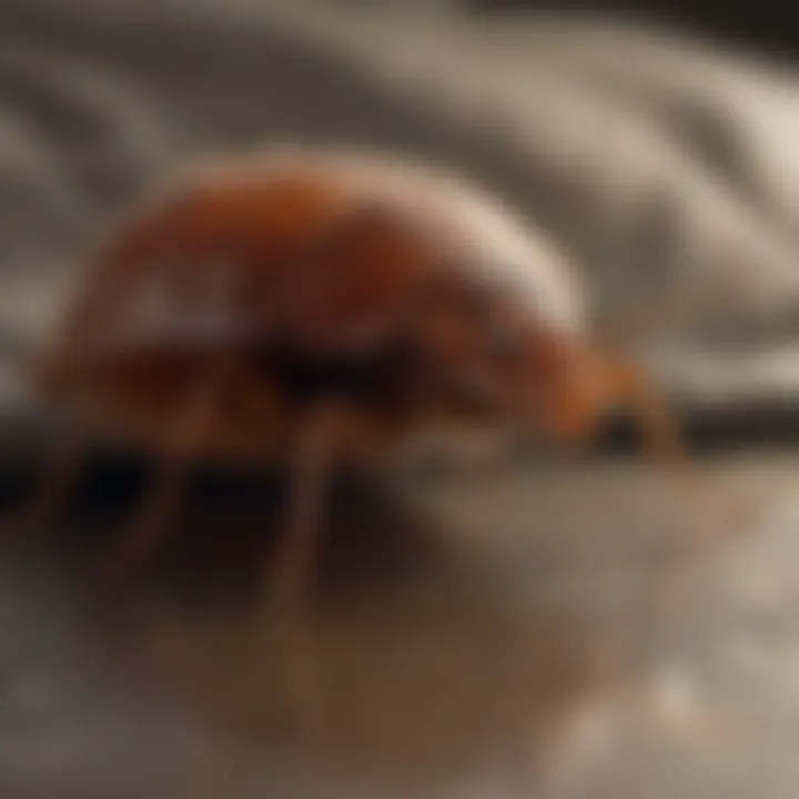 Nymph stage of bed bugs depicted