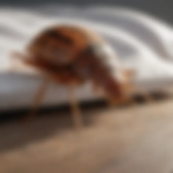 Visual representation of psychological effects of bed bug infestations