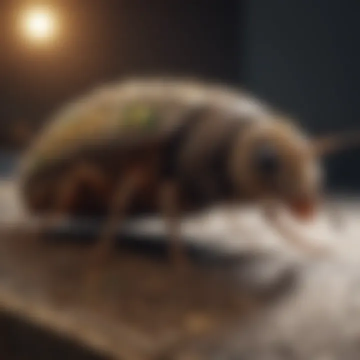 Infographic showcasing the lifecycle of a pest