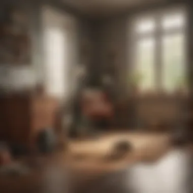 A cozy home environment using natural scents for pest management.