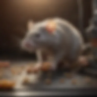 Mechanism of Action of Single Feed Rat Poison Illustration of rat poison mechanism of action
