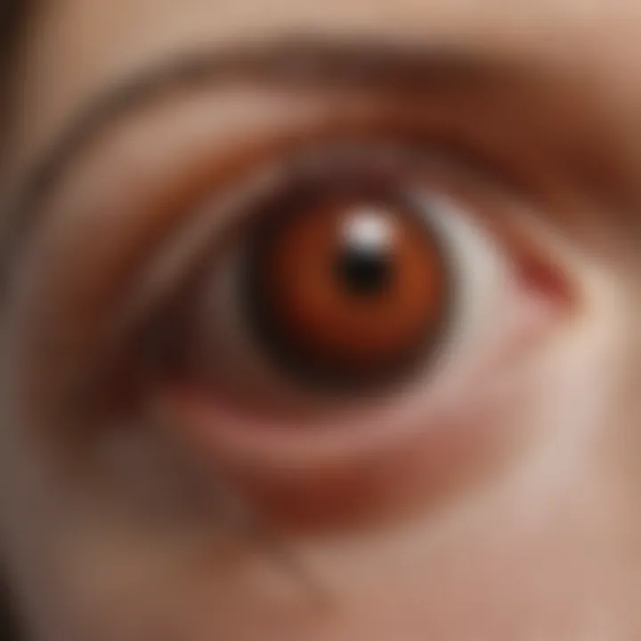 Illustration of common spider bite symptoms