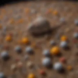 Close-up of mouse poison granules highlighting toxic ingredients