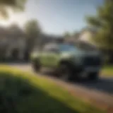 TruShield service vehicle at a residential property