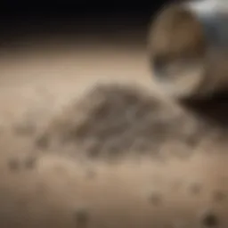 Diatomaceous earth in a container