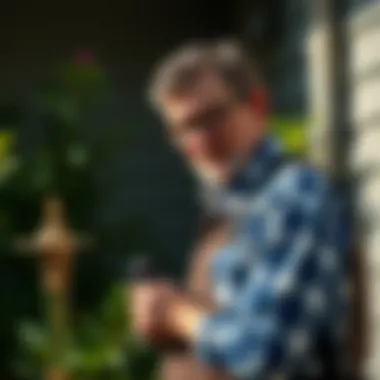 Homeowner Pest Prevention Strategies Homeowner implementing pest prevention strategies