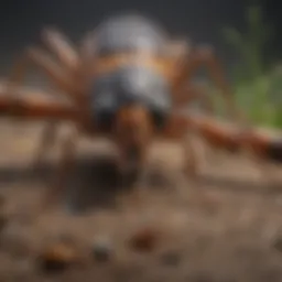 A detailed view of common pests found in Williamsburg, such as ants and cockroaches.